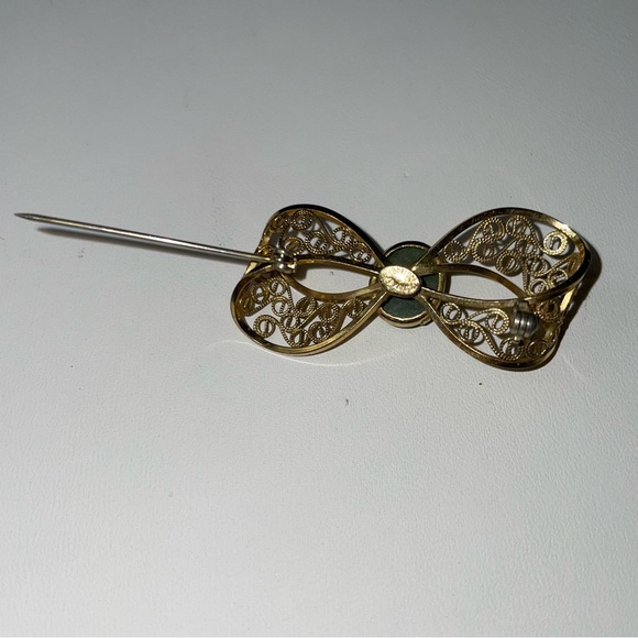 VINTAGE 12K GOLD PIN - Picture 6 of 9